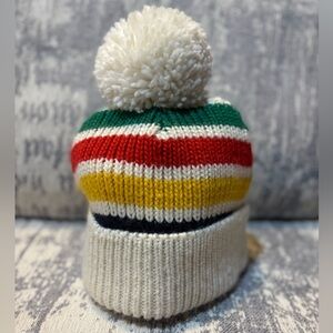 Hudson’s Bay Company STRIPES Beanie with Pom-Pom